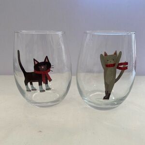 Cats with ice skates